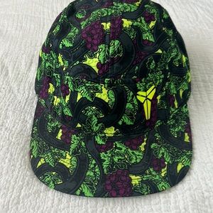 RARE KOBE BRYANT Nike 5 Panel AW84 Hat Cap Jungle Grape Vine Black Mamba OSFA